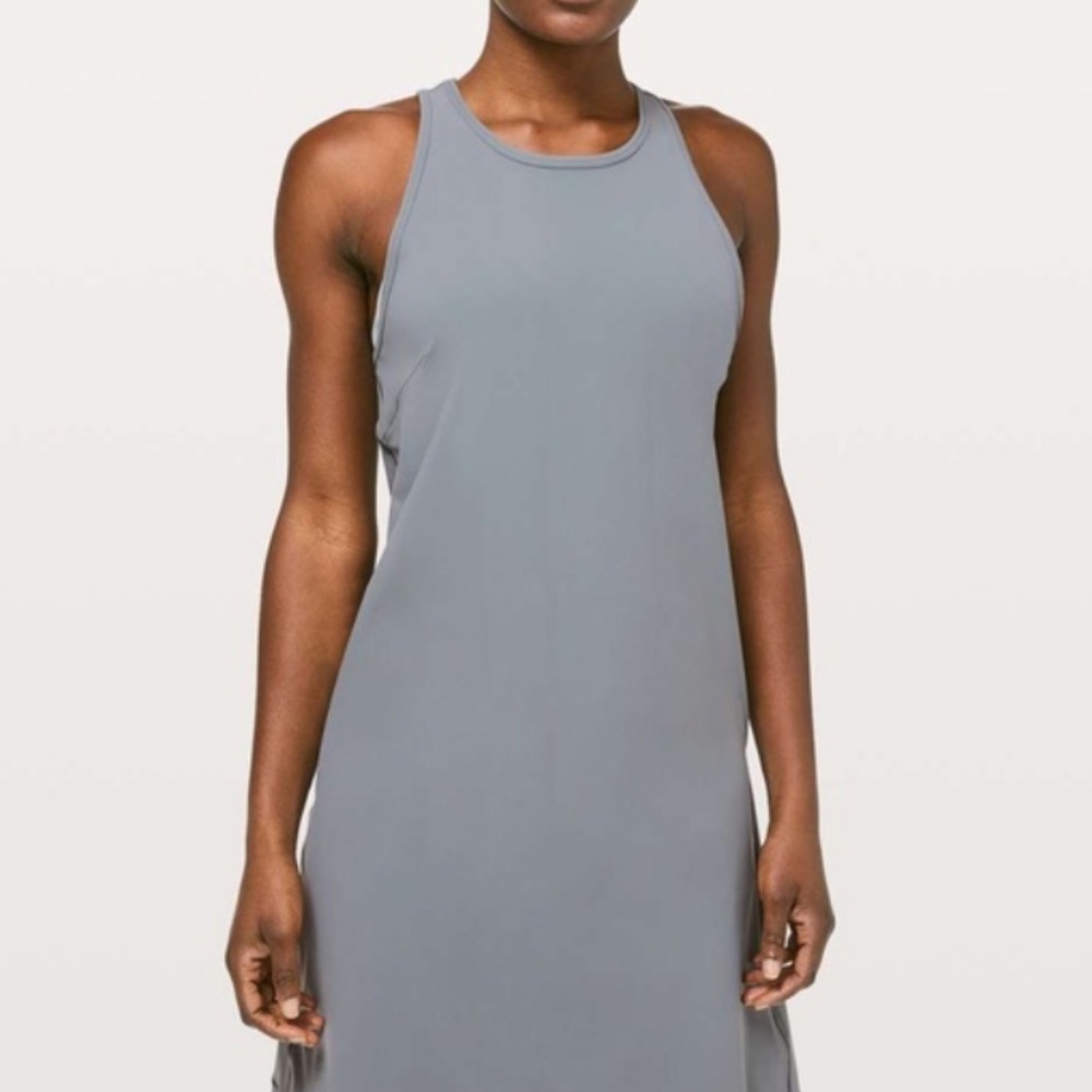 NWT Lululemon Early Morning Dress Steam Blue Size 6 - Picture 2 of 10